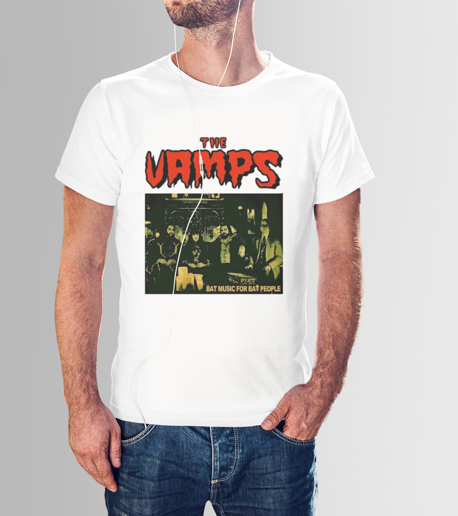 The Vamps What We Do In The Shadows Bat Music For Bat People Candles Group Image T-Shirt