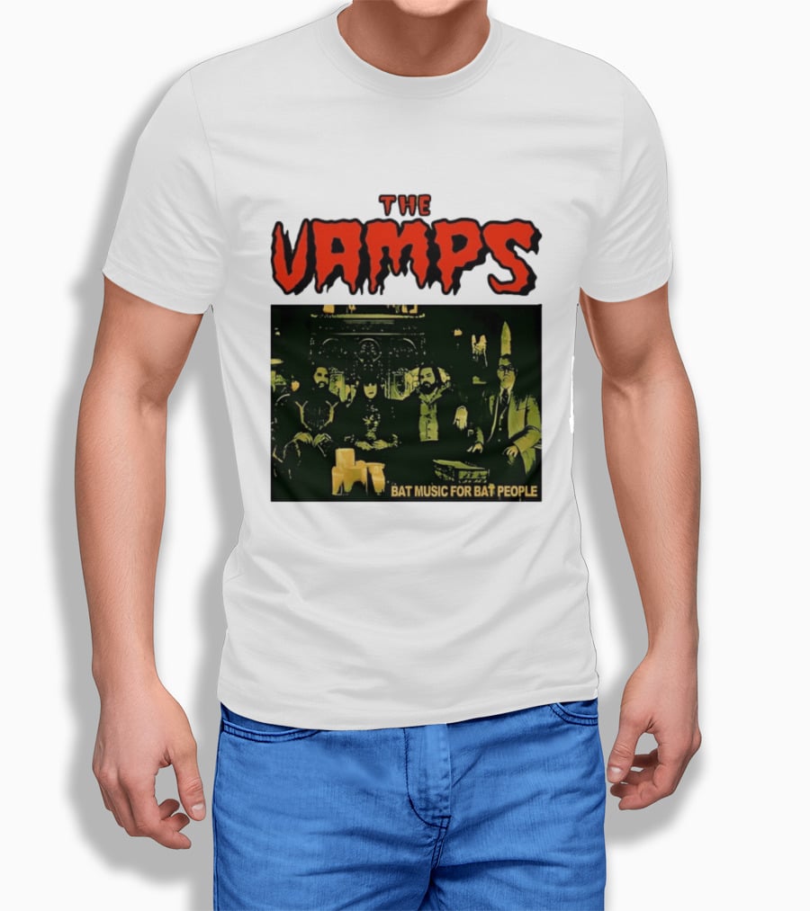 The Vamps What We Do In The Shadows Bat Music For Bat People Candles Group Image T-Shirt
