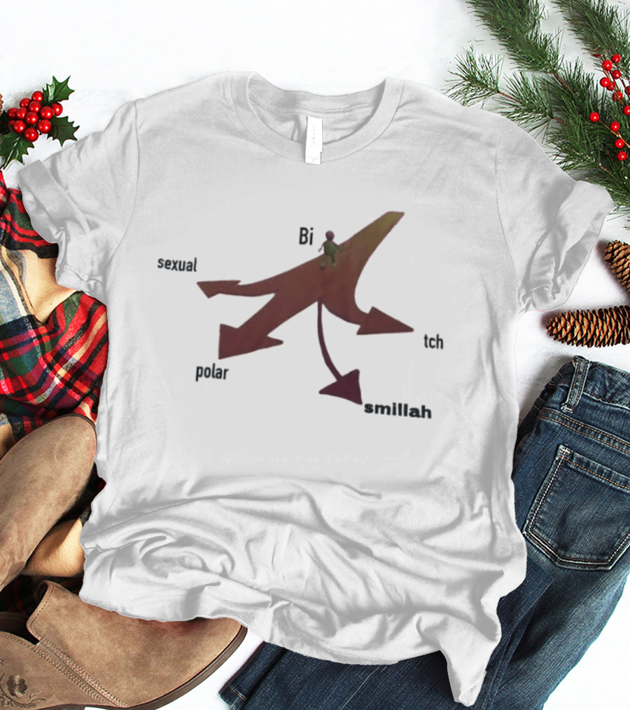 Bi Sexual Polar Smillah Tch Arrow And Figure Concept T-Shirt