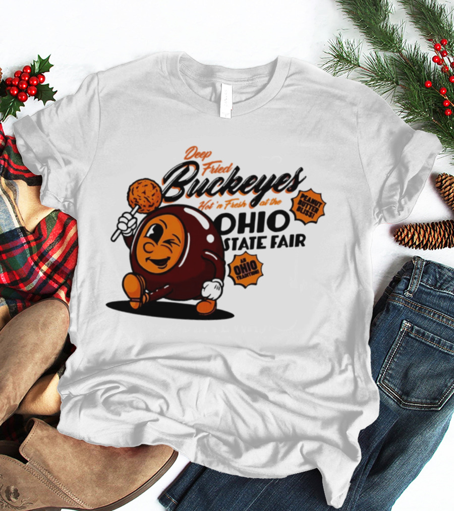 Ohio State Fair Deep Fried Buckeyes Hot'n Fresh Peanut Butter Bliss T-Shirt