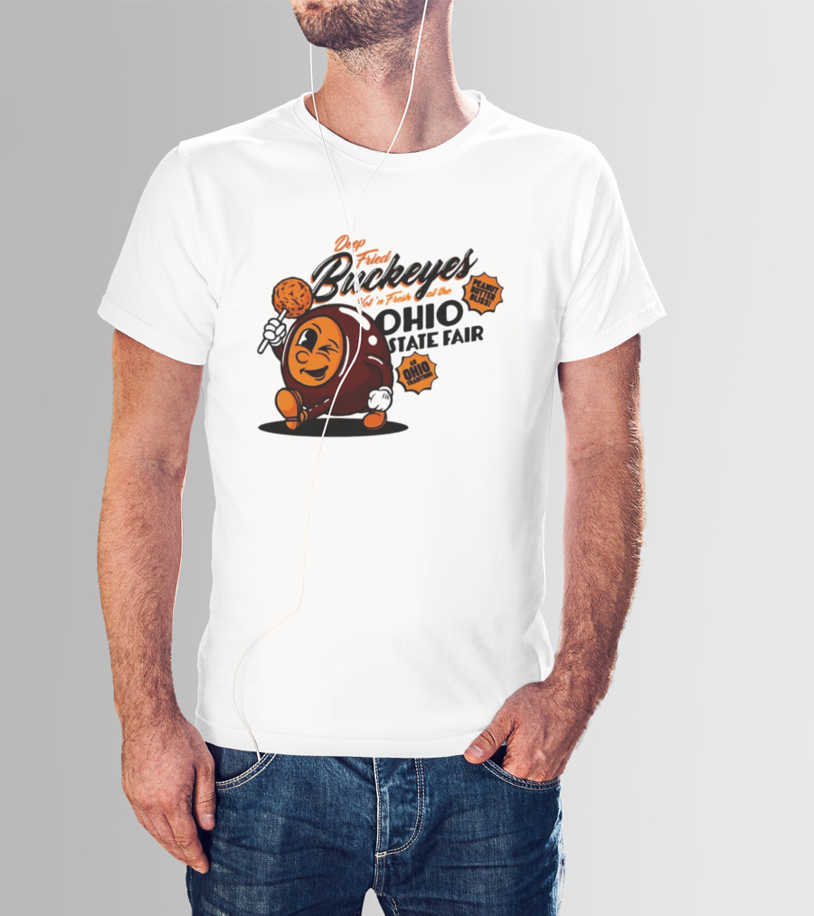 Ohio State Fair Deep Fried Buckeyes Hot'n Fresh Peanut Butter Bliss T-Shirt