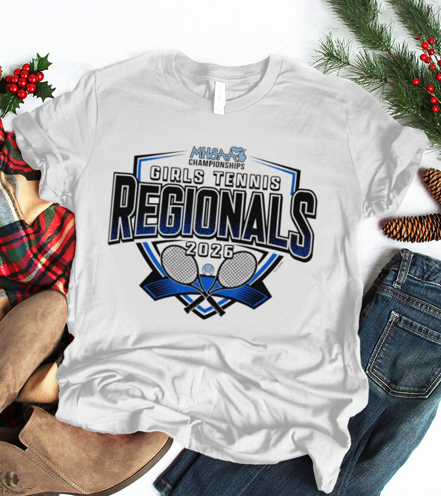 MHSAA 2026 Girls Tennis Regionals Competition T-Shirt