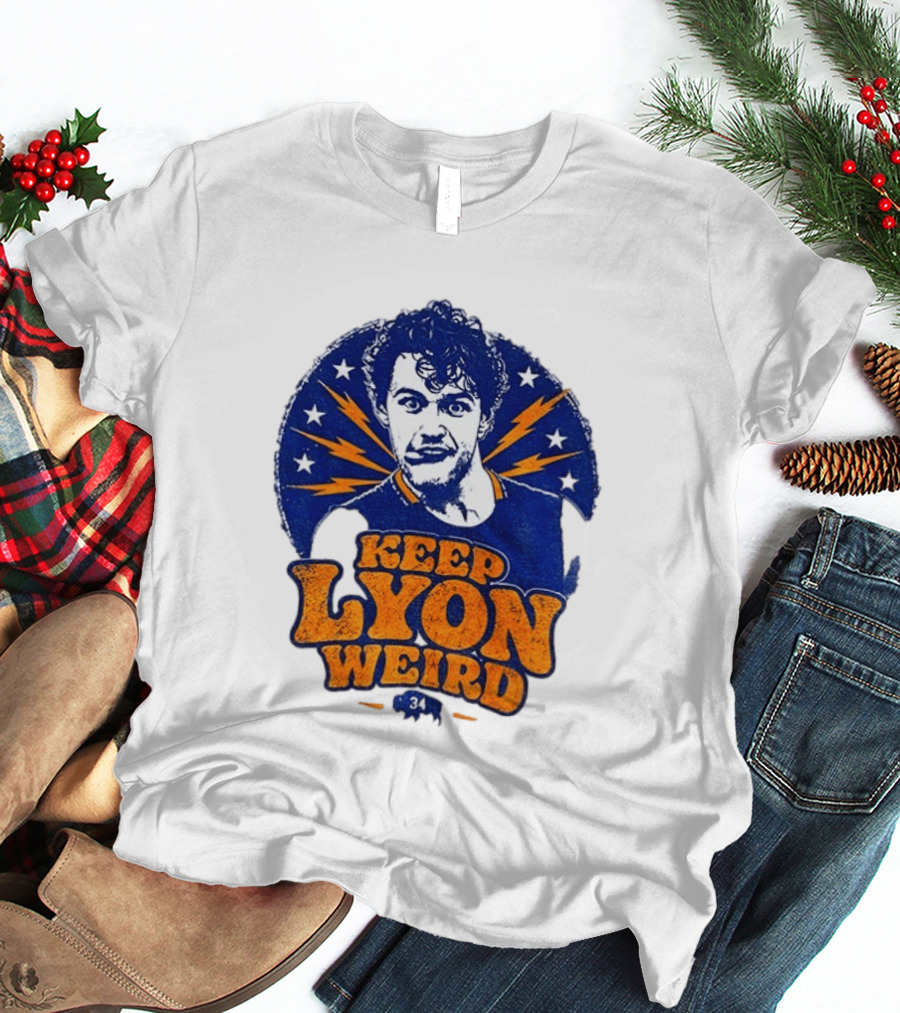 Keep Lyon Weird Alex Lyon Buffalo Sabres NHL 2026 T-Shirt