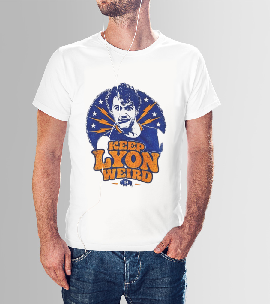 Keep Lyon Weird Alex Lyon Buffalo Sabres NHL 2026 T-Shirt