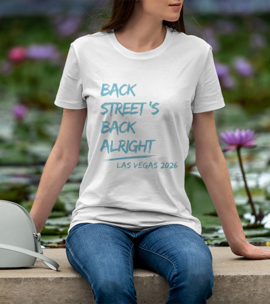 Backstreet's Back Alright Las Vegas 2026 T-Shirt