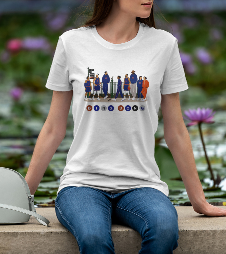 Borough Roll Call Bing Bong W 33rd 7th Ave New York Knicks T-Shirt