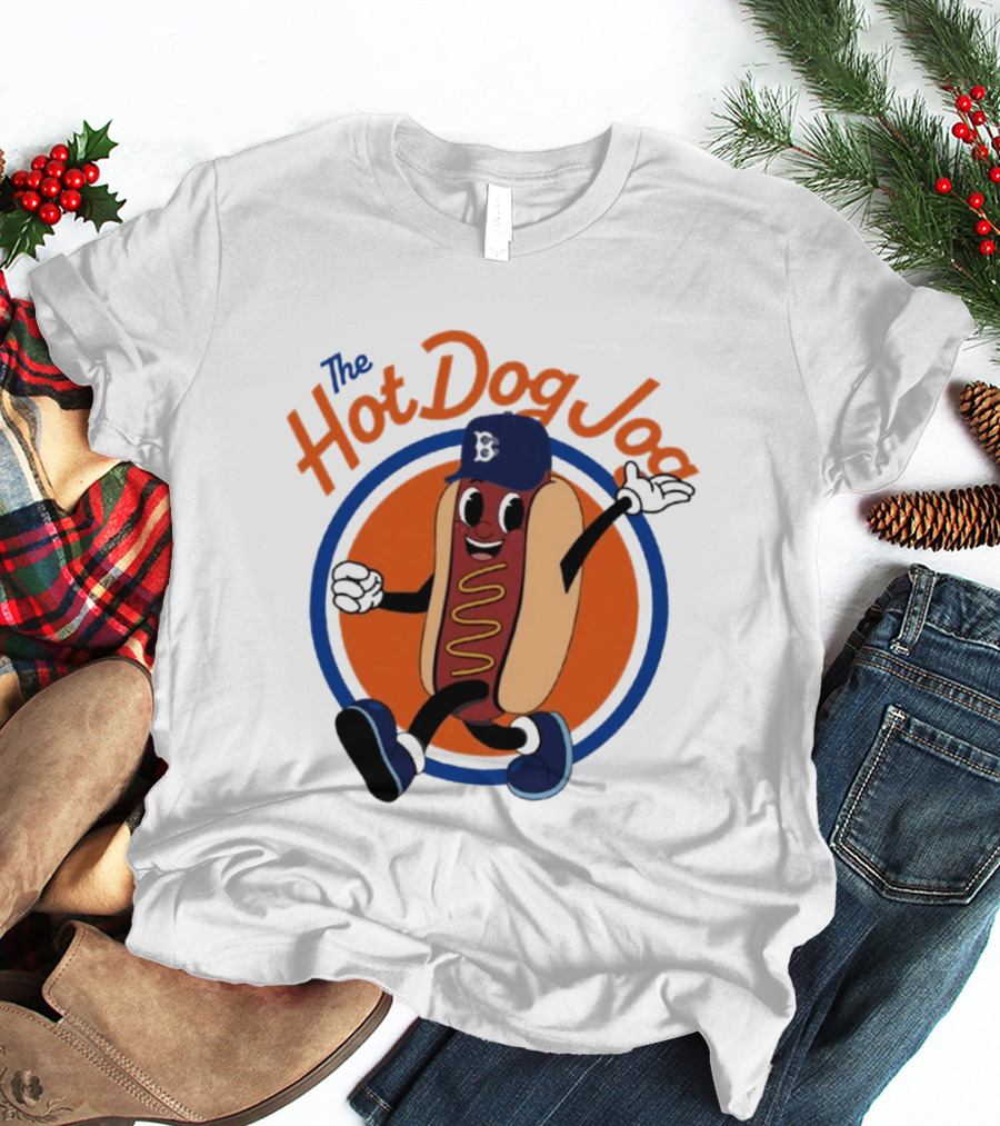 Brooklyn Cyclones The Hot Dog Jog Baseball T-Shirt