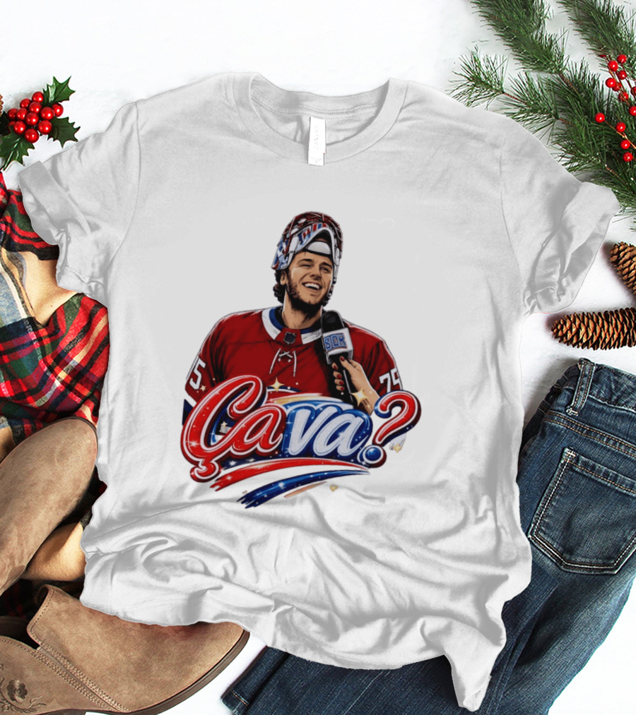 Ca Va Jakub Dobes Montreal Canadiens Interview NHL 75 Hockey Jersey T-Shirt