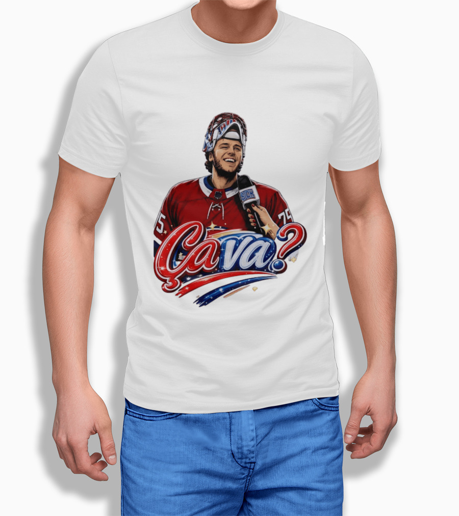Ca Va Jakub Dobes Montreal Canadiens Interview NHL 75 Hockey Jersey T-Shirt