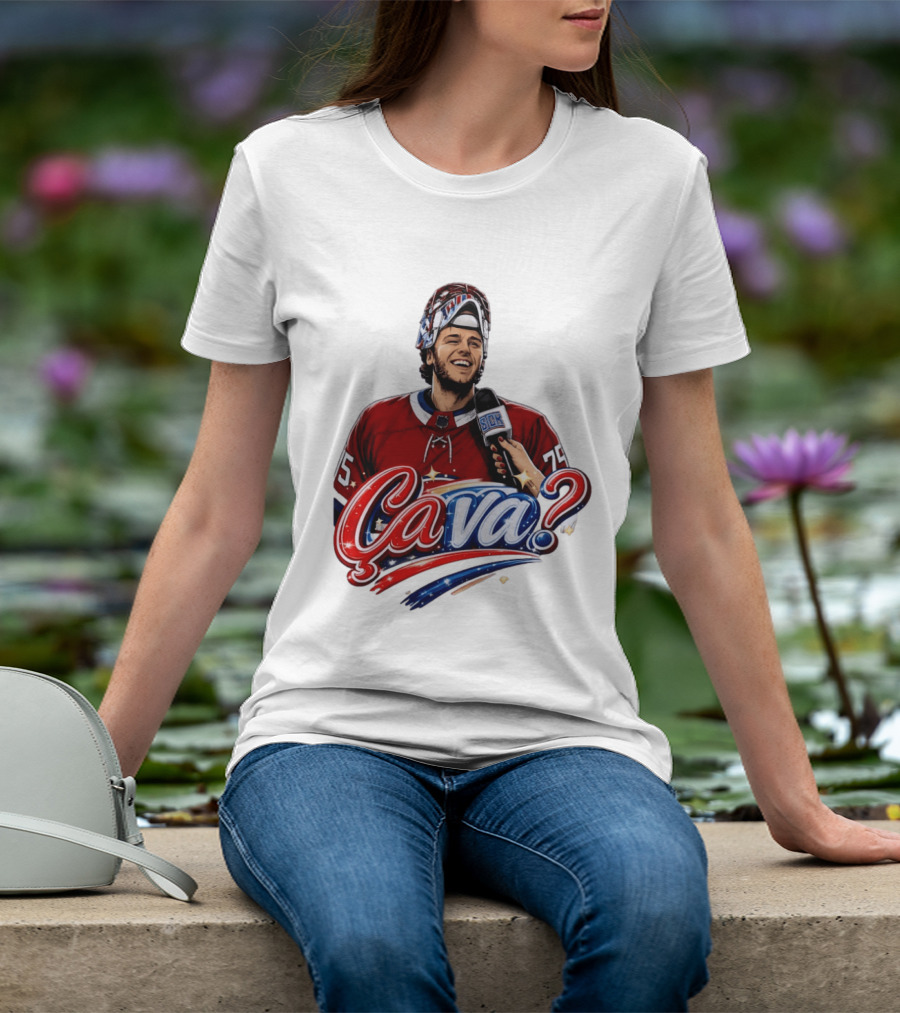 Ca Va Jakub Dobes Montreal Canadiens Interview NHL 75 Hockey Jersey T-Shirt