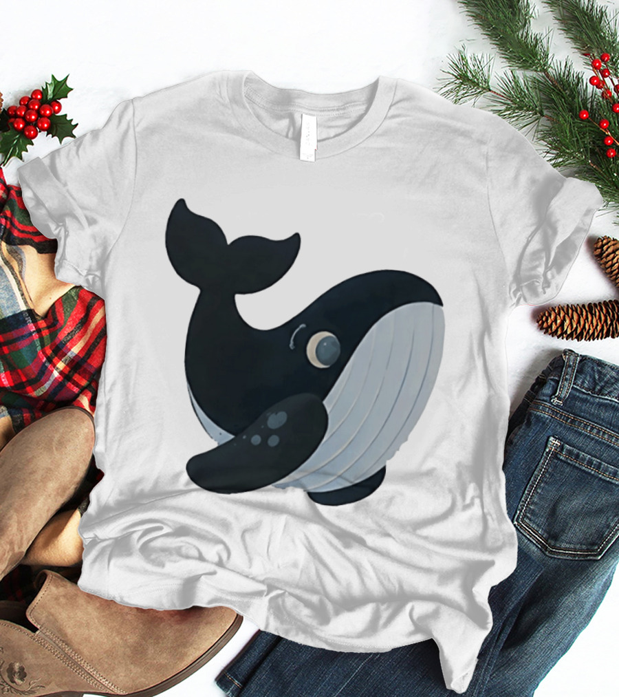 Cocomelon The Movie J.J Whale Cartoon T-Shirt