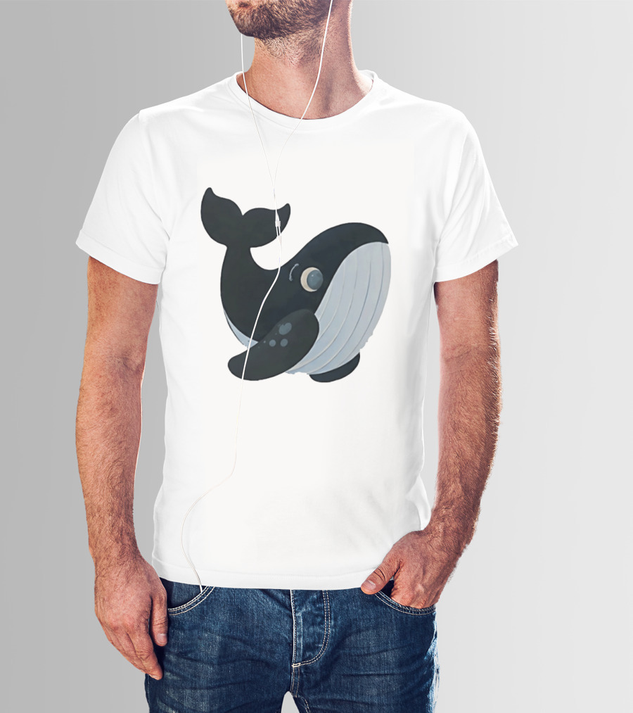 Cocomelon The Movie J.J Whale Cartoon T-Shirt