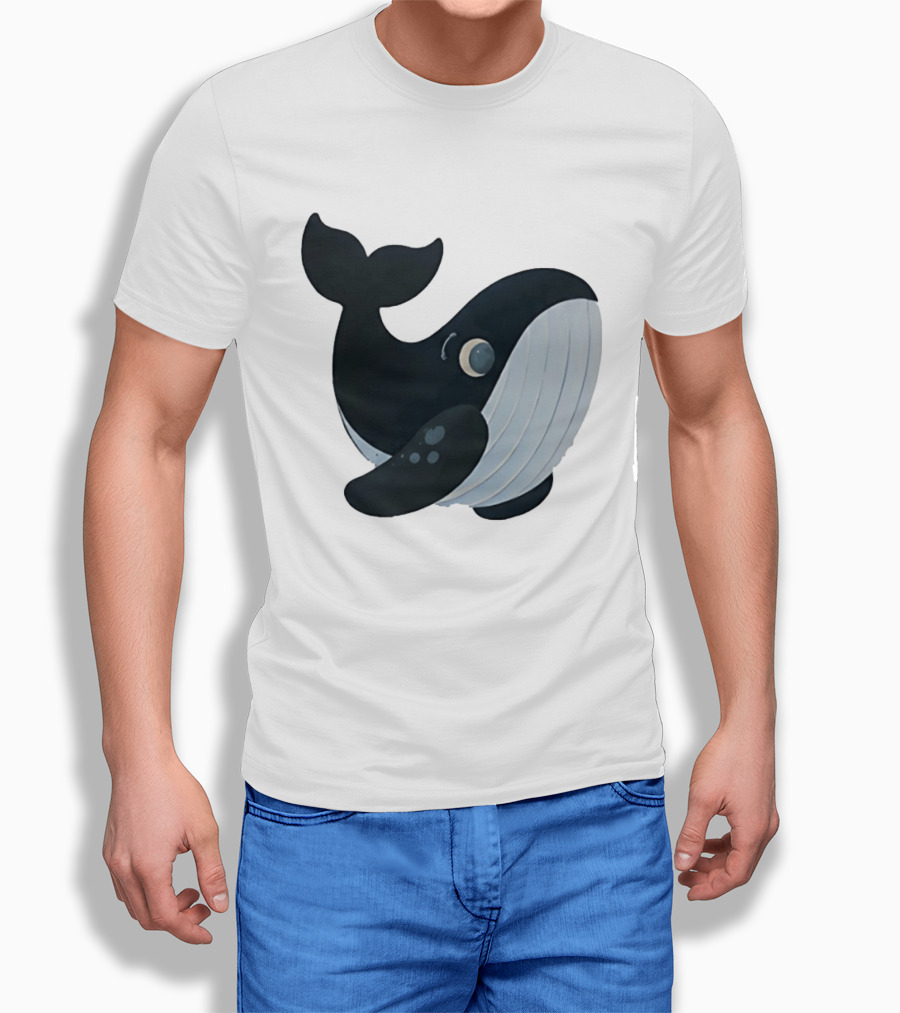 Cocomelon The Movie J.J Whale Cartoon T-Shirt