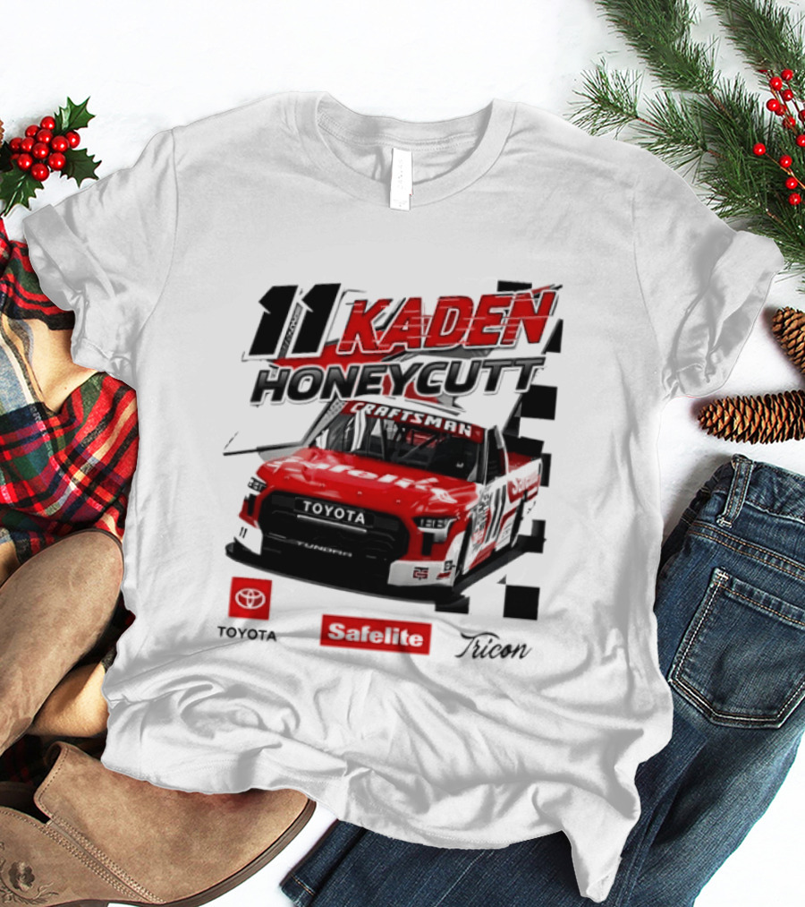 Kaden Honeycutt 11 Toyota Tundra TRICON Garage Racing Team T-Shirt