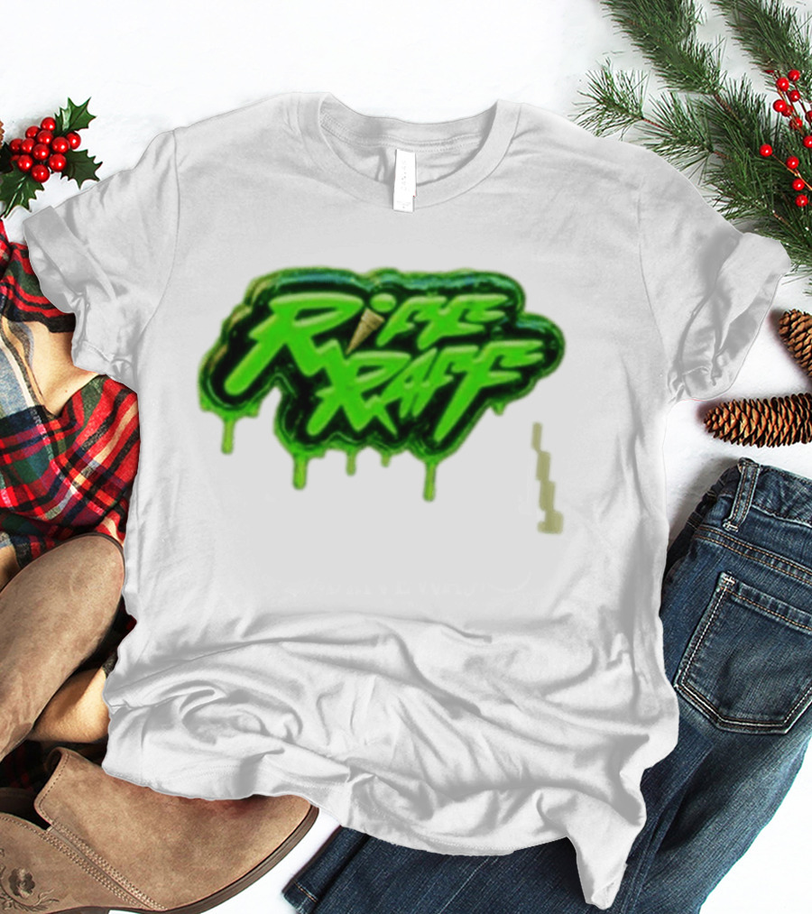 Riff Raff Neon Green Drip T-Shirt