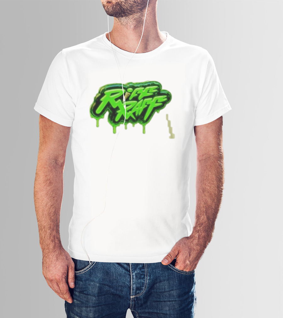 Riff Raff Neon Green Drip T-Shirt