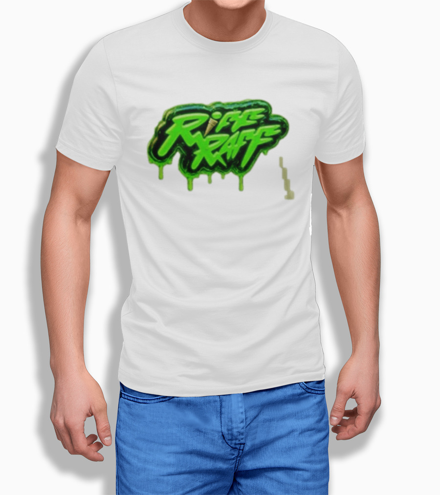 Riff Raff Neon Green Drip T-Shirt