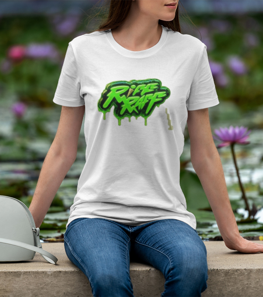 Riff Raff Neon Green Drip T-Shirt