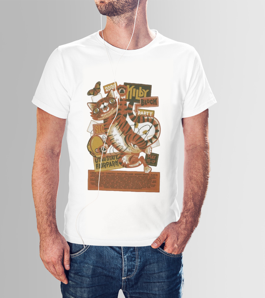 Kilby Block Party 2026 Utah State Fairpark May 15 17 Featuring Lorde Hayley Williams Modest Mouse And More T-Shirt