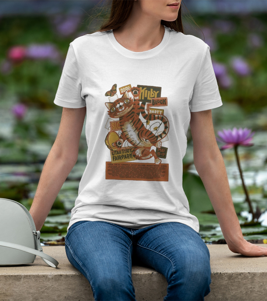 Kilby Block Party 2026 Utah State Fairpark May 15 17 Featuring Lorde Hayley Williams Modest Mouse And More T-Shirt