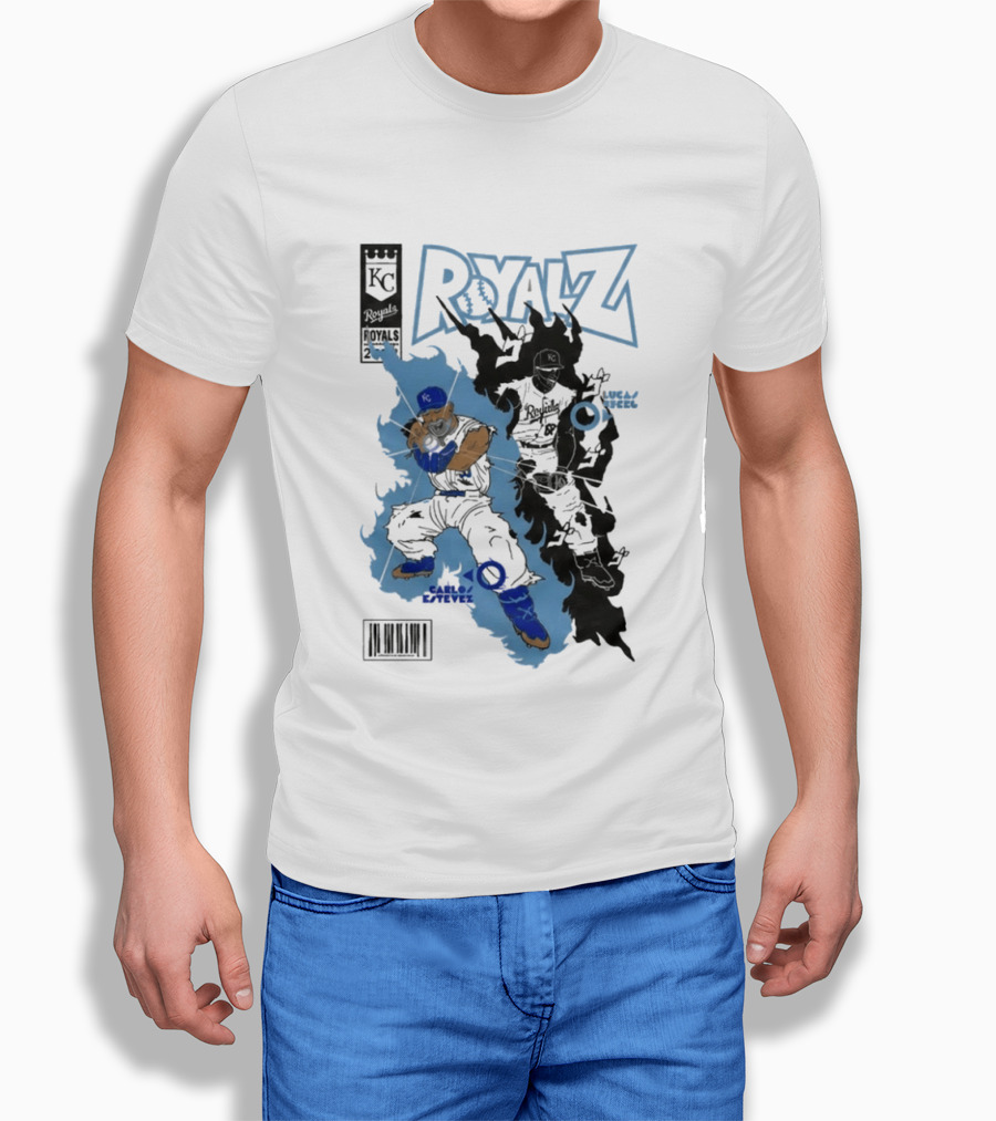 Royals Dragon Kamehameha Baseball Anime T-Shirt