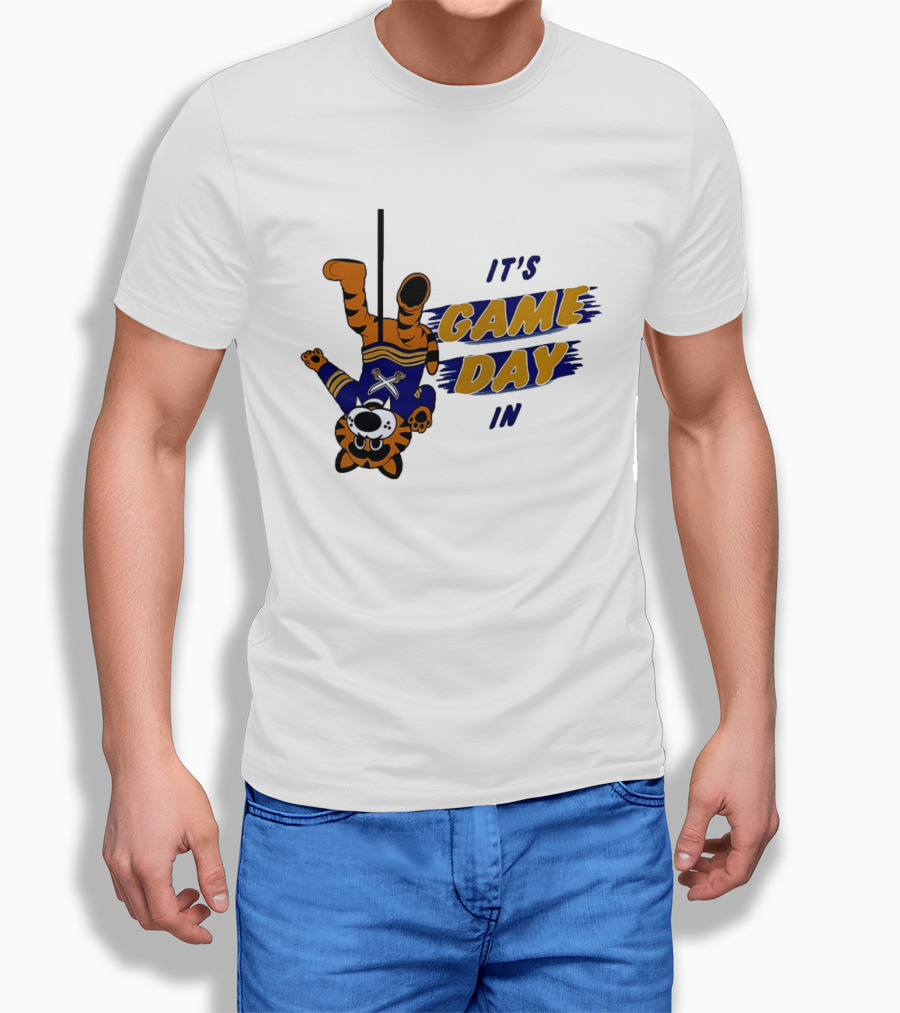 Sabretooth It's Game Day In Buffalo Sabres Hockey T-Shirt