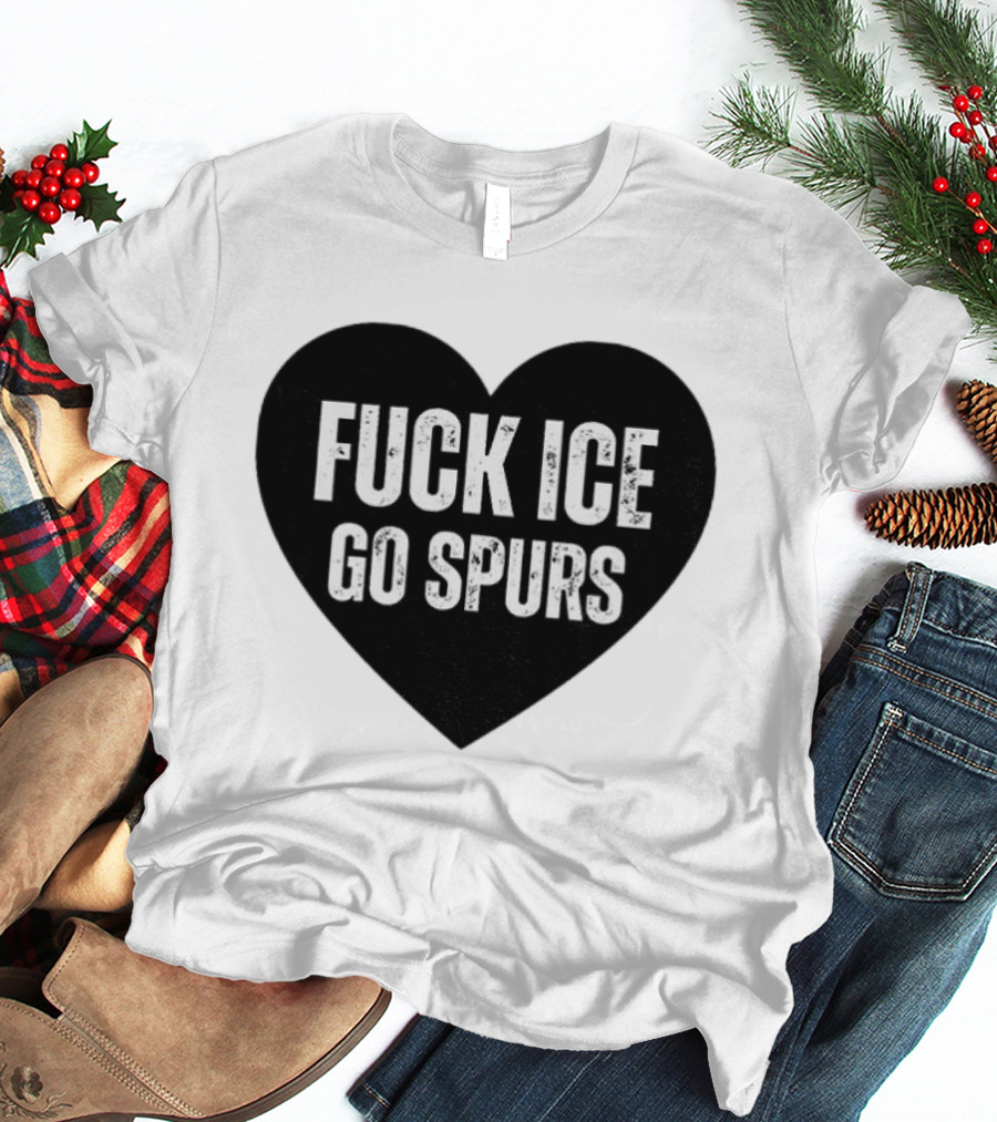 San Antonio Spurs Fuck Ice Go Spurs 2026 Lover T-Shirt