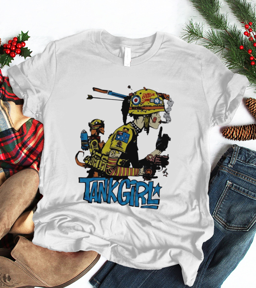 Tank Girl Comic Punk Rock Charlie Don't Surf T-Shirt