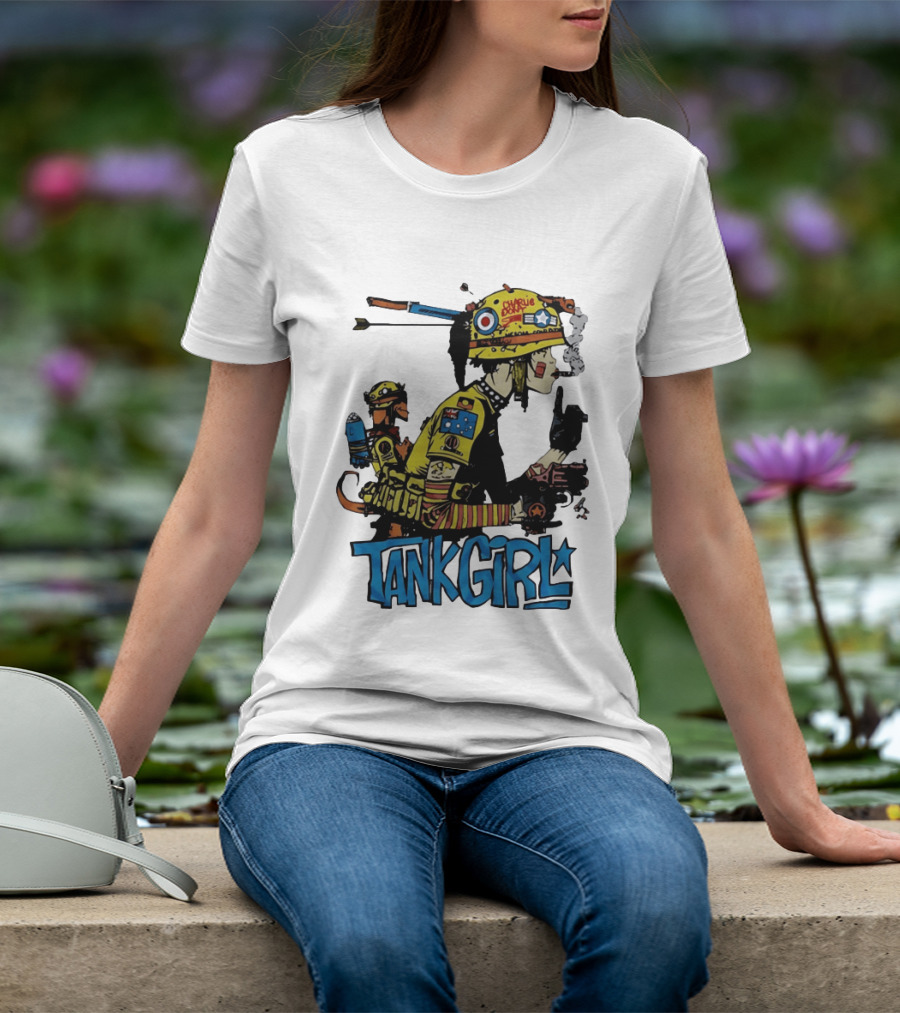 Tank Girl Comic Punk Rock Charlie Don't Surf T-Shirt