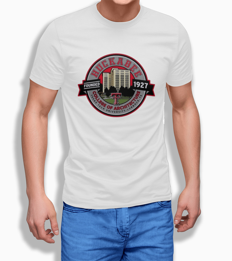 Texas Tech University Huckabee College Of Architecture Founded 1927 Lubbock TX T-Shirt