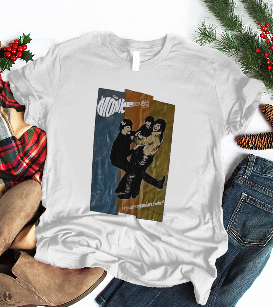 The Monkees 45th Anniversary Tour Vintage Band Celebration T-Shirt
