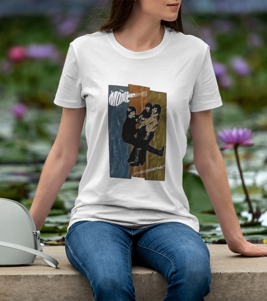 The Monkees 45th Anniversary Tour Vintage Band Celebration T-Shirt