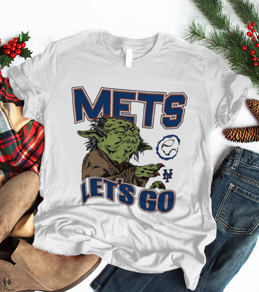 Mets Let's Go Yoda New Yorks Mets T-Shirt