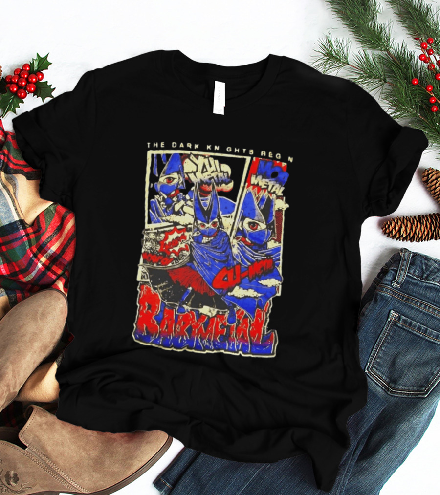 Babymetal The Dark Knights Begin Wow Metal Manga Style Comic T-Shirt