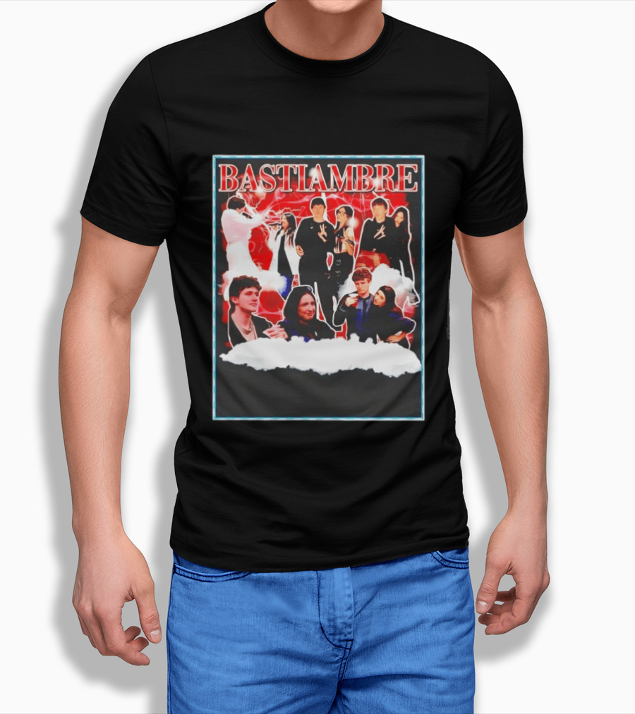 Bastiambre Movie Pop Culture Characters Collage T-Shirt