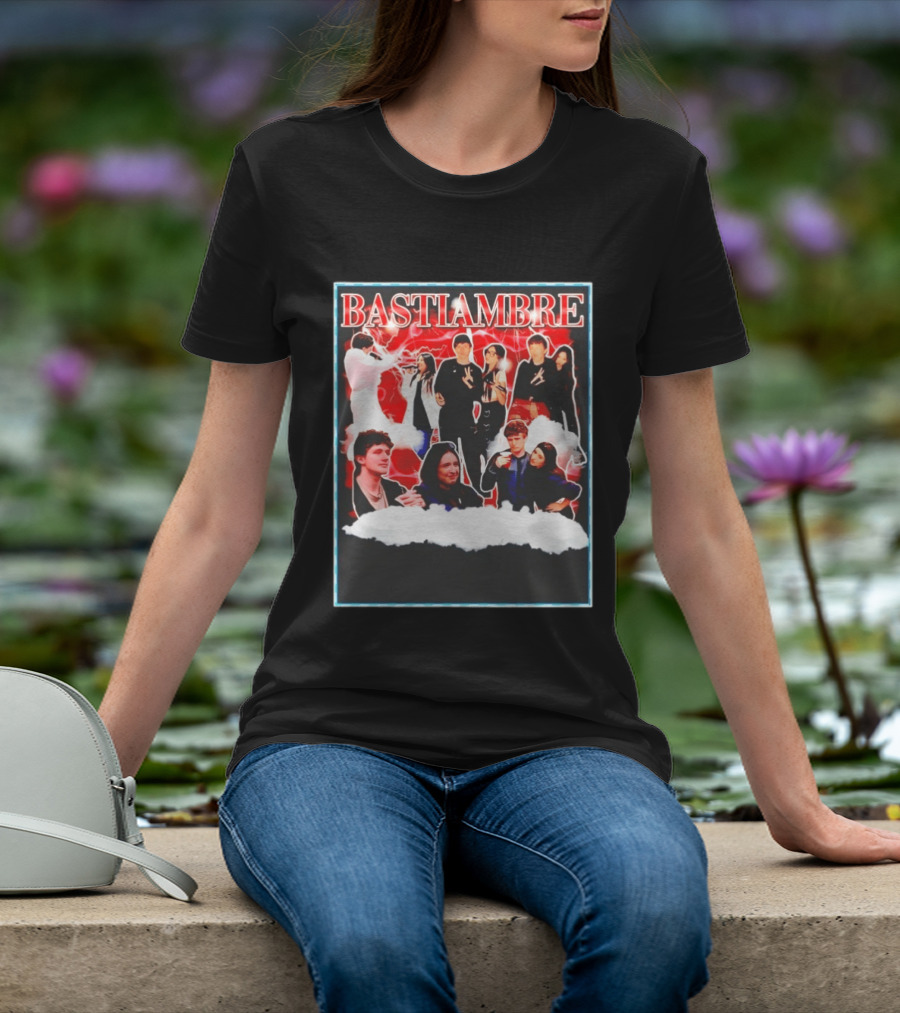 Bastiambre Movie Pop Culture Characters Collage T-Shirt