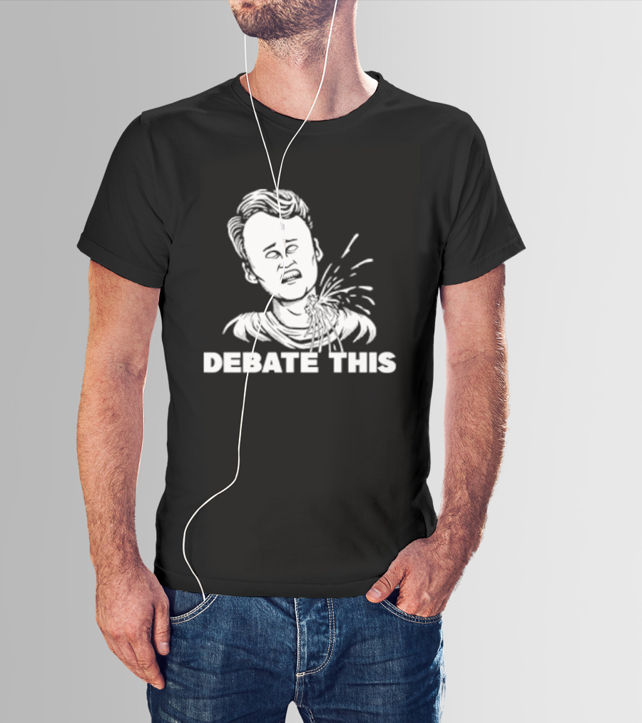 Charlie Kirk Debate This Explosion Head T-Shirt