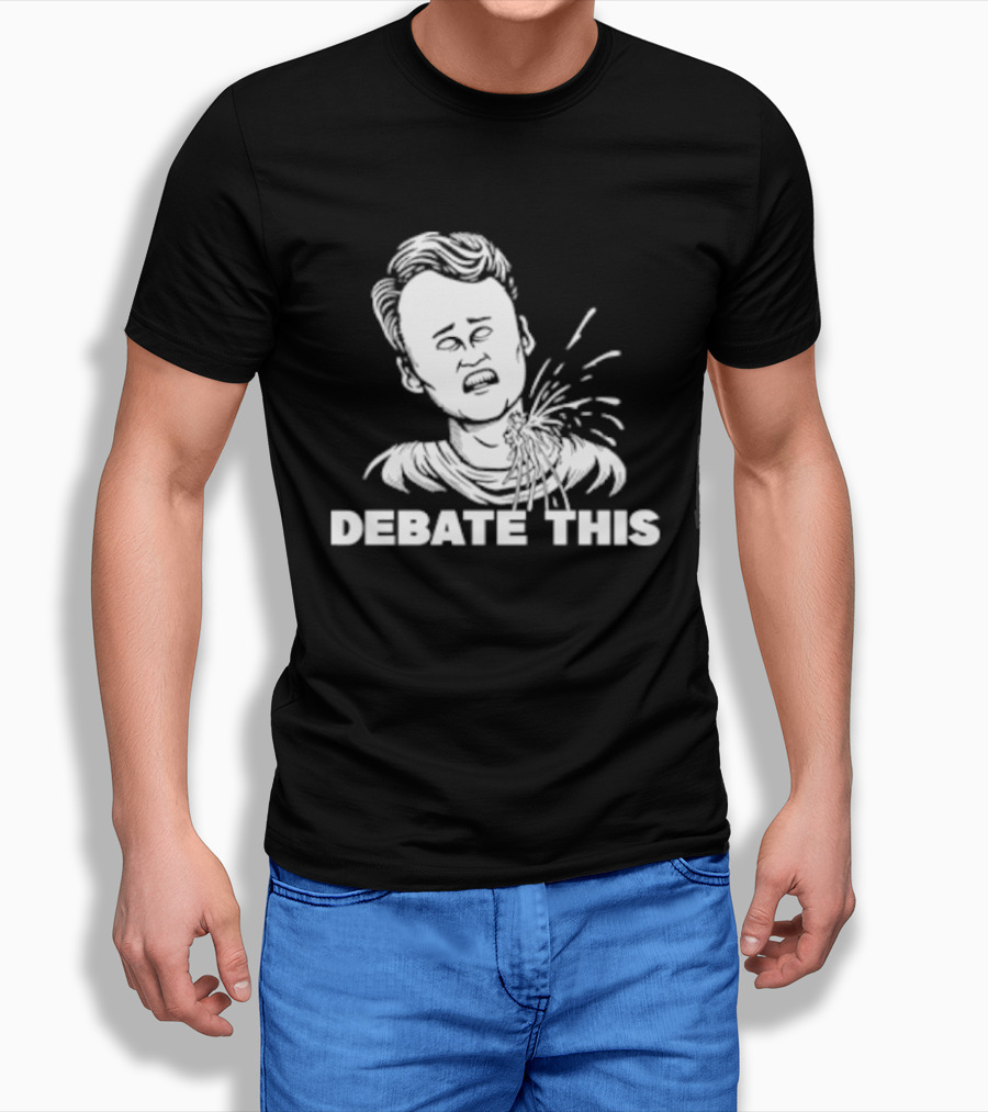 Charlie Kirk Debate This Explosion Head T-Shirt