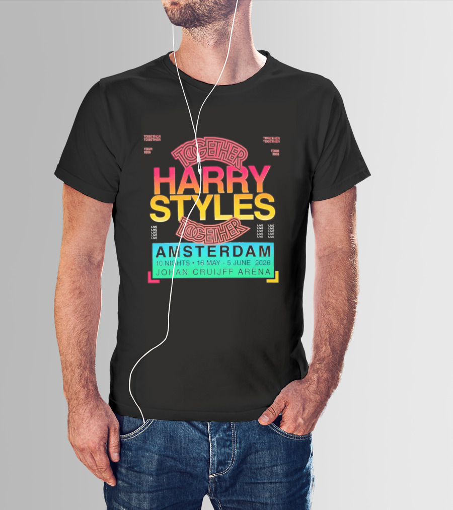 Harry Styles Together Tour 2026 Amsterdam Johan Cruijff Arena T-Shirt