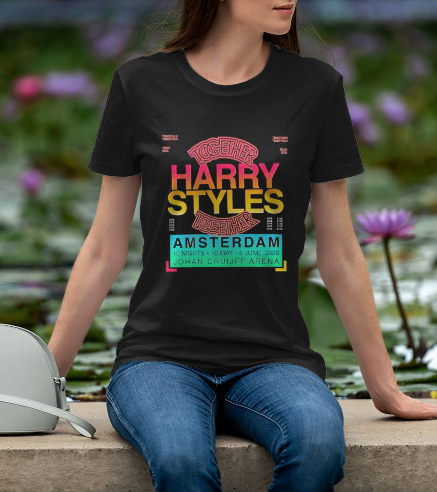 Harry Styles Together Tour 2026 Amsterdam Johan Cruijff Arena T-Shirt