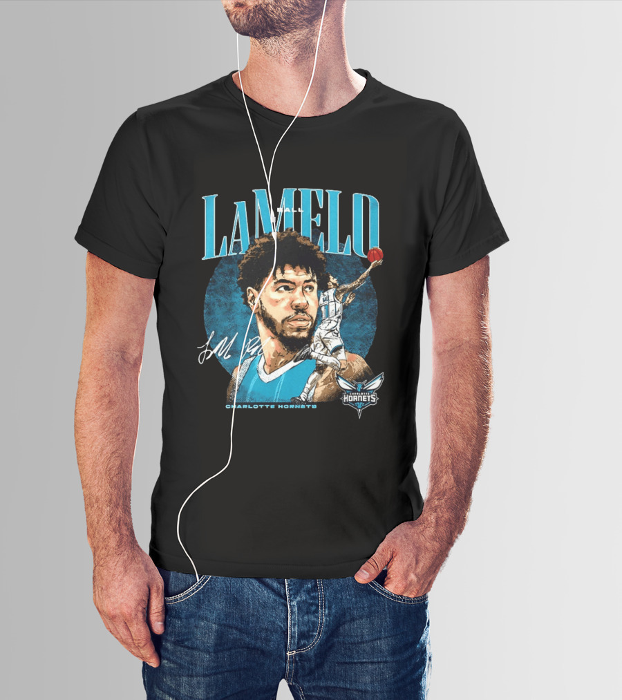 LaMelo Ball Charlotte Hornets NBA 2026 Player Signature Edition T-Shirt