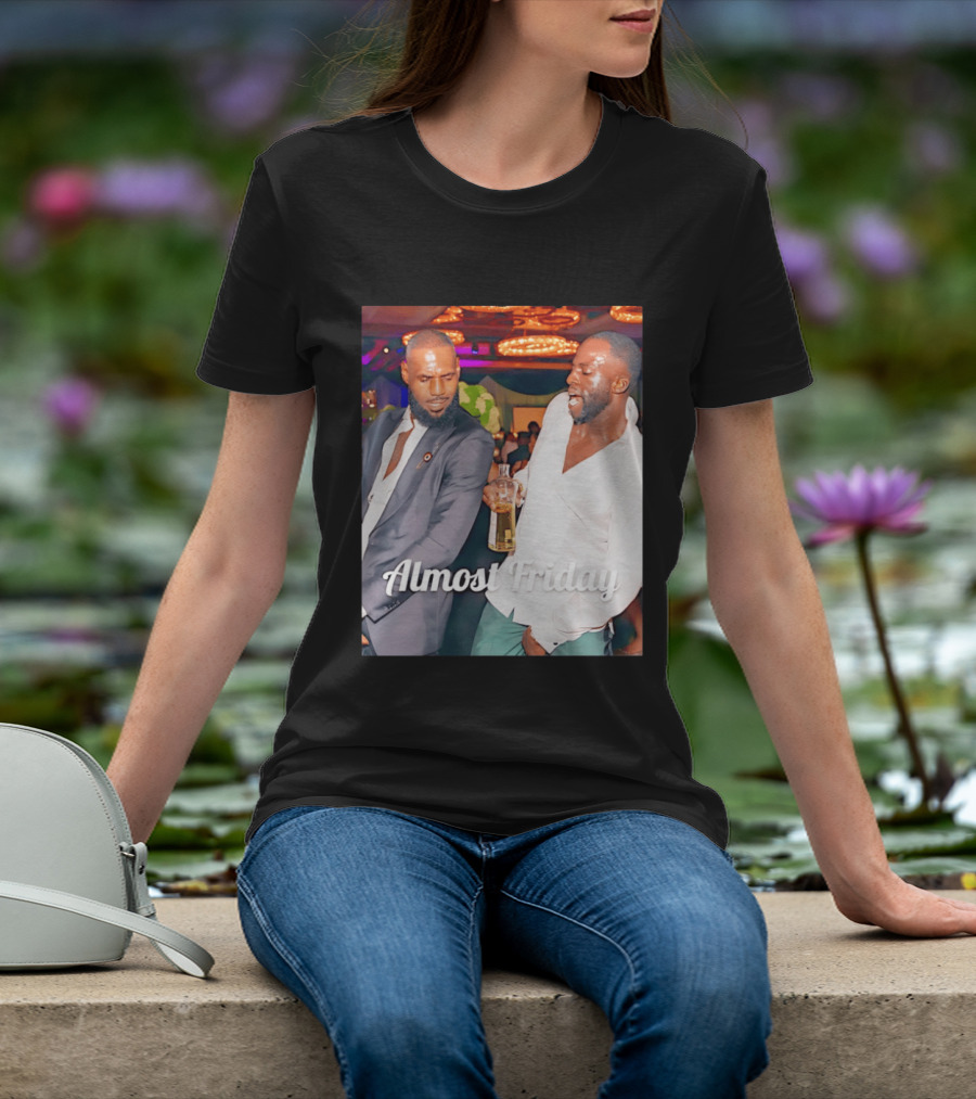 LeBron James Draymond Green Almost Friday Club Scene T-Shirt
