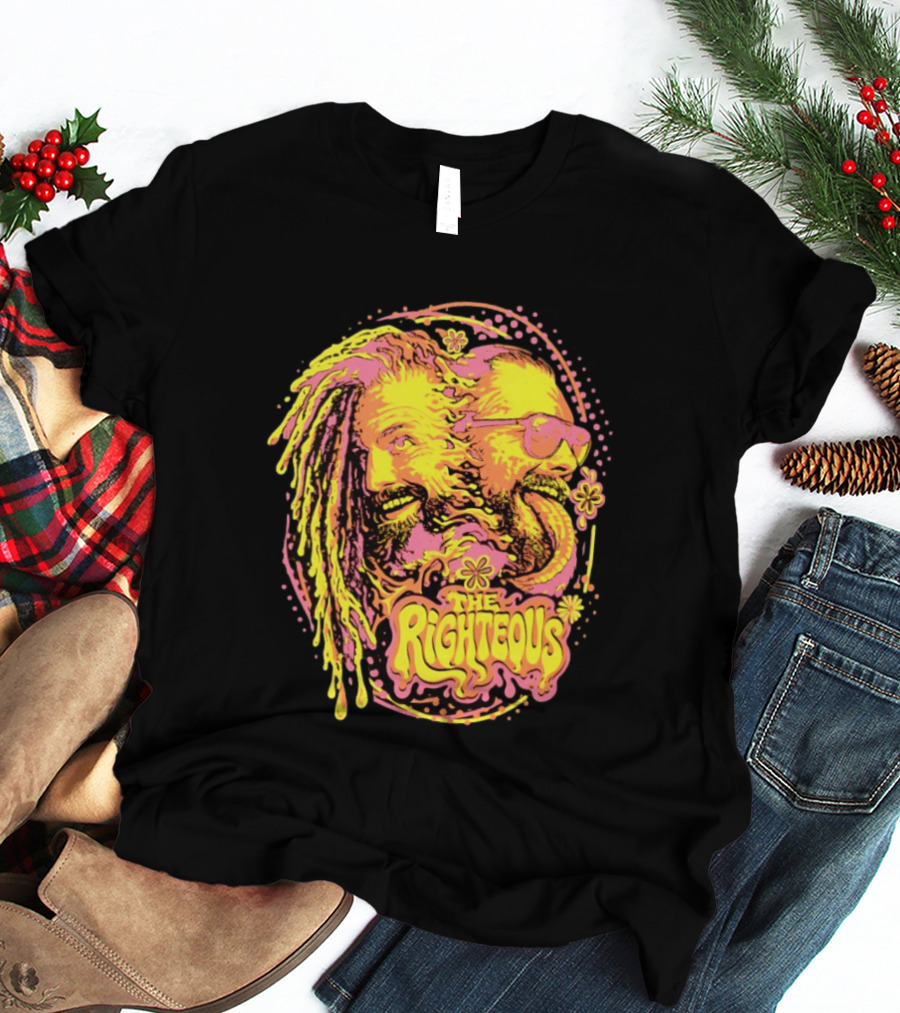 The Righteous Psychedelic Neon Fusion T-Shirt