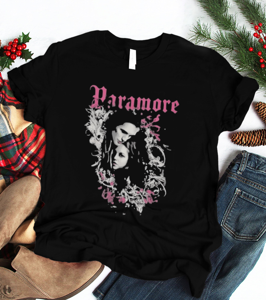 Paramore Floral Face Twilight T-Shirt