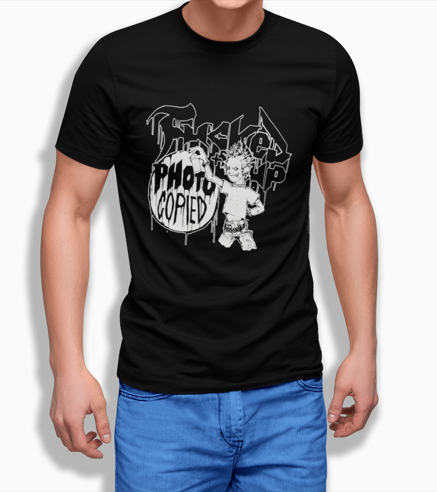 F'd Up Photocopied Undercover SS01 Graffiti Style Punk T-Shirt