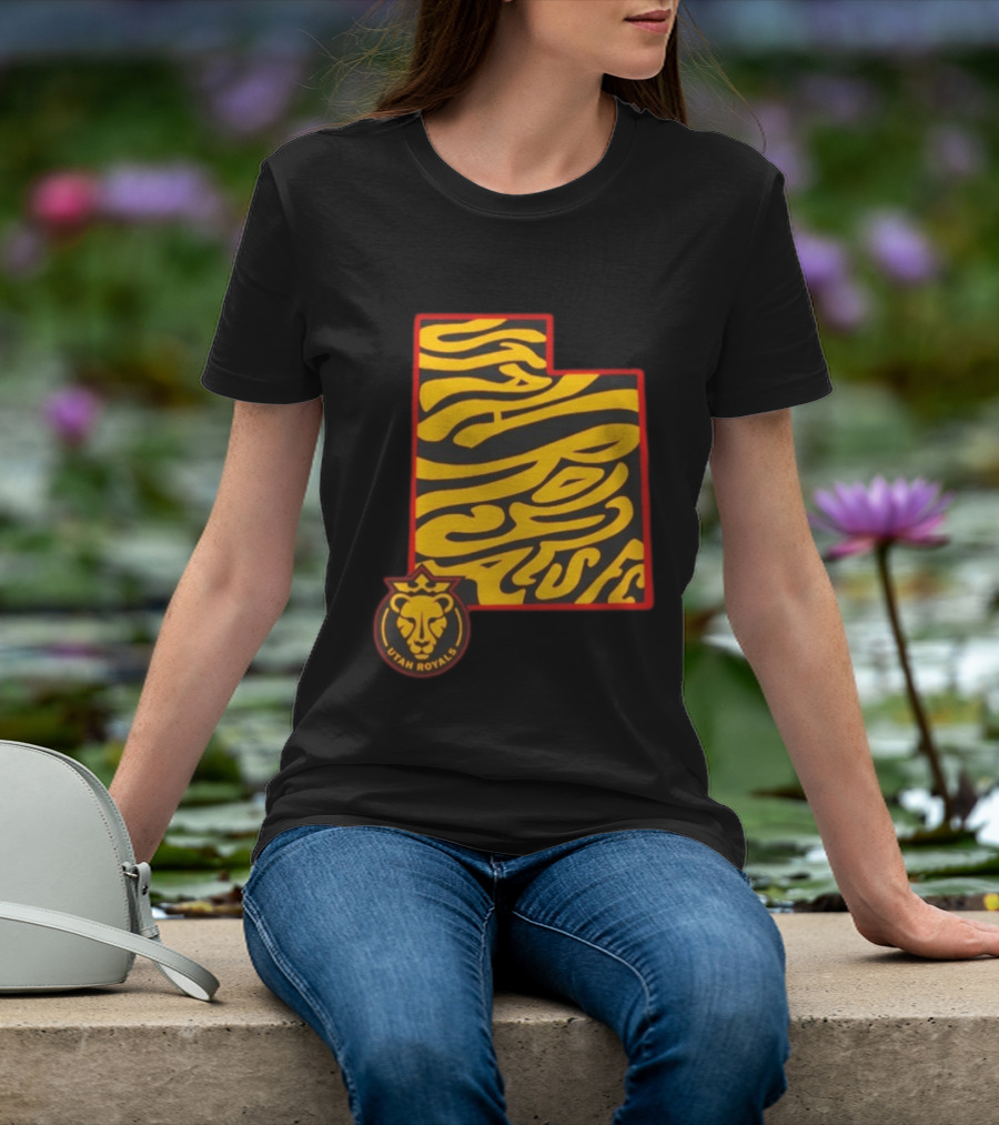 Utah Royals FC Groovy State Lion T-Shirt