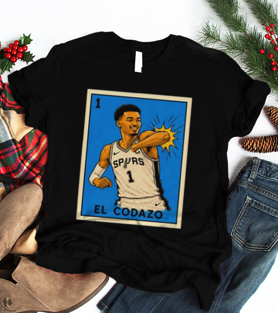 Victor Wembanyama El Codazo San Antonio Spurs NBA 2026 T-Shirt