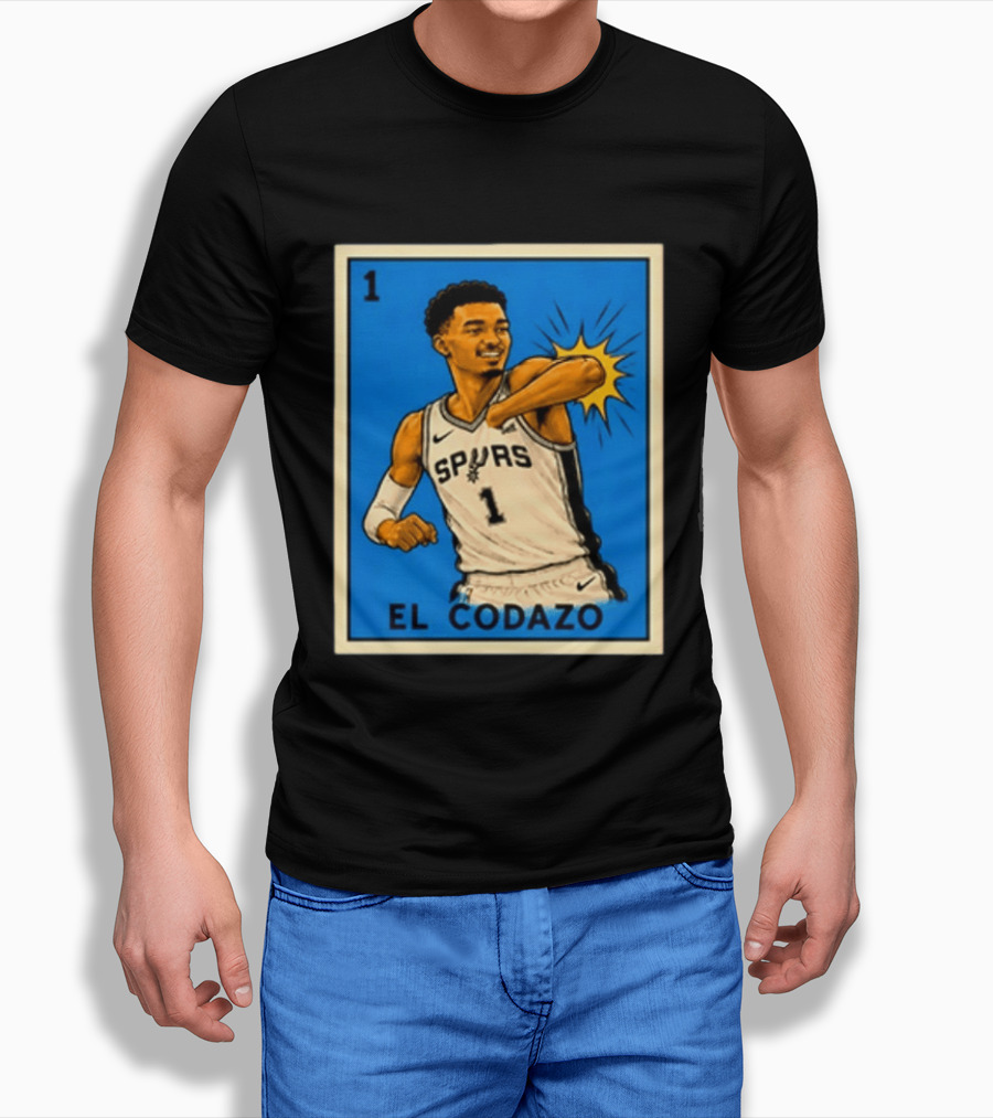 Victor Wembanyama El Codazo San Antonio Spurs NBA 2026 T-Shirt