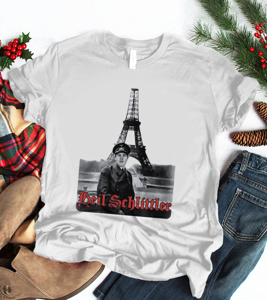 Adolf Hitler X Eiffel Tower Heil Schlittler T-Shirt