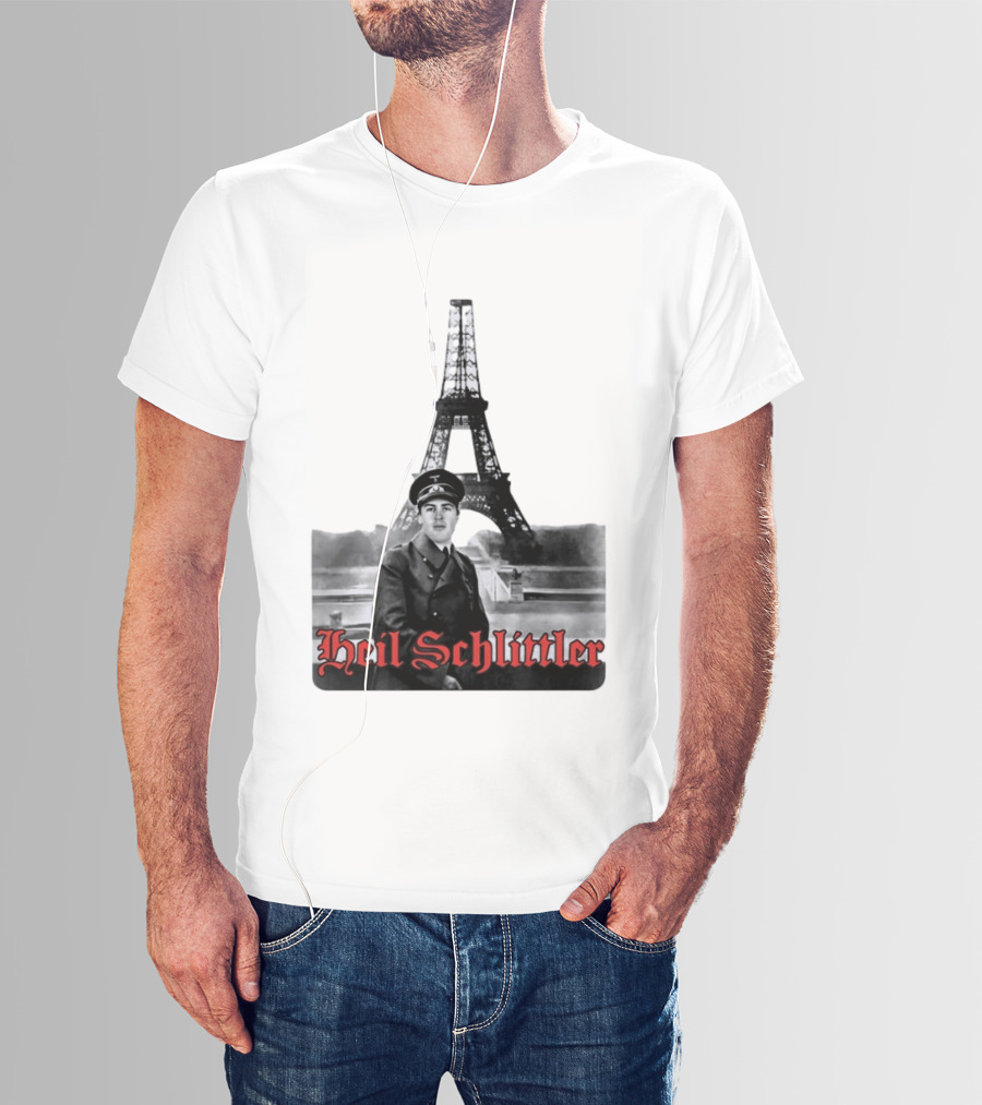 Adolf Hitler X Eiffel Tower Heil Schlittler T-Shirt